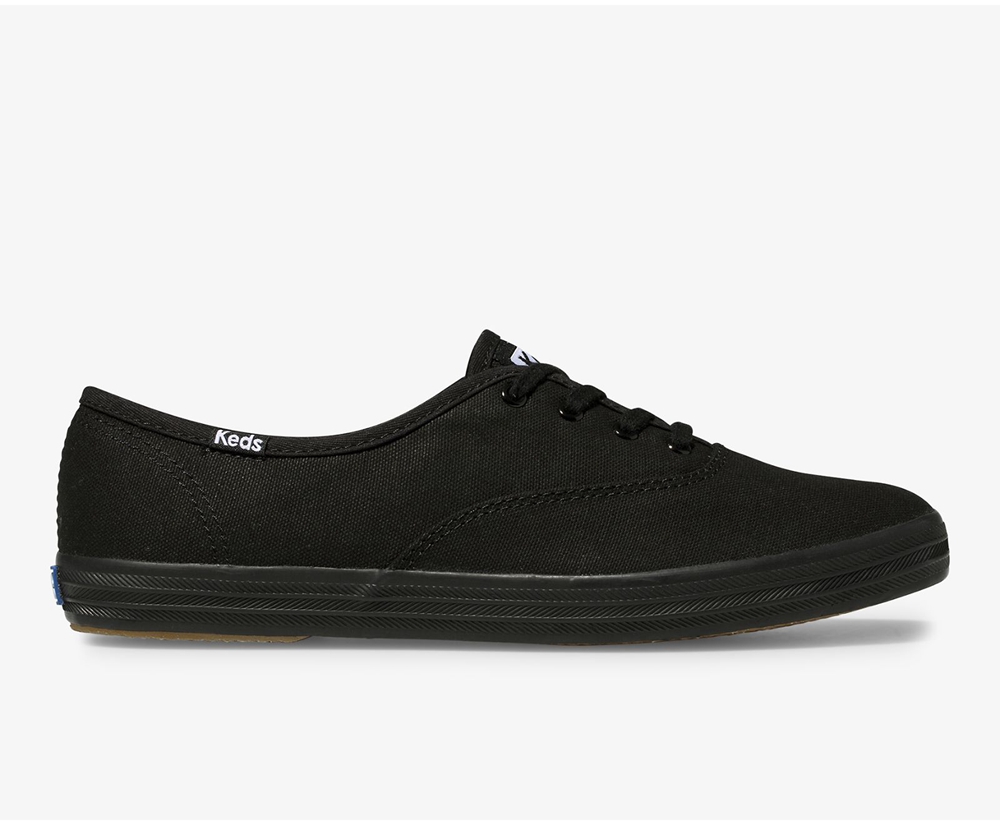 Keds Sneakers Black - Champion Originals - Womens JXVKGD-179